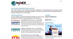 Desktop Screenshot of infoexevents.com.cn